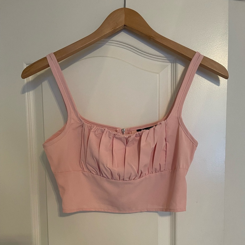 Shein Blush Pink Crop Top